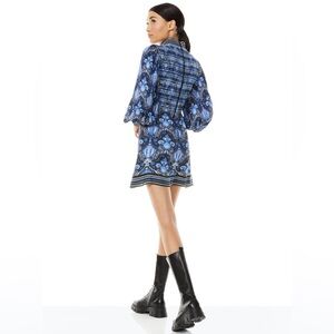 Alice And Olivia Elvira Smocked Mini